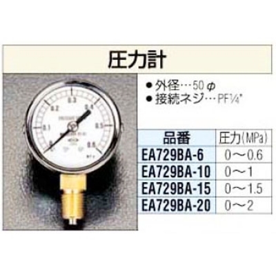 松原計器 EA729BA-20 50mm壓力計